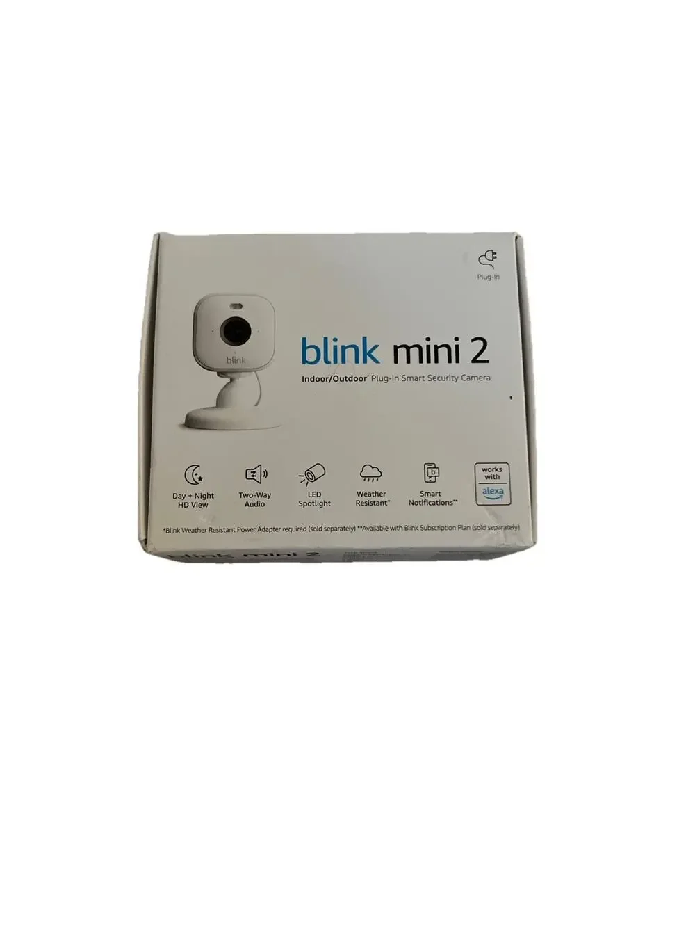 NEW Blink Mini 2 Indoor and Outdoor Plug-in smart security camera HD night